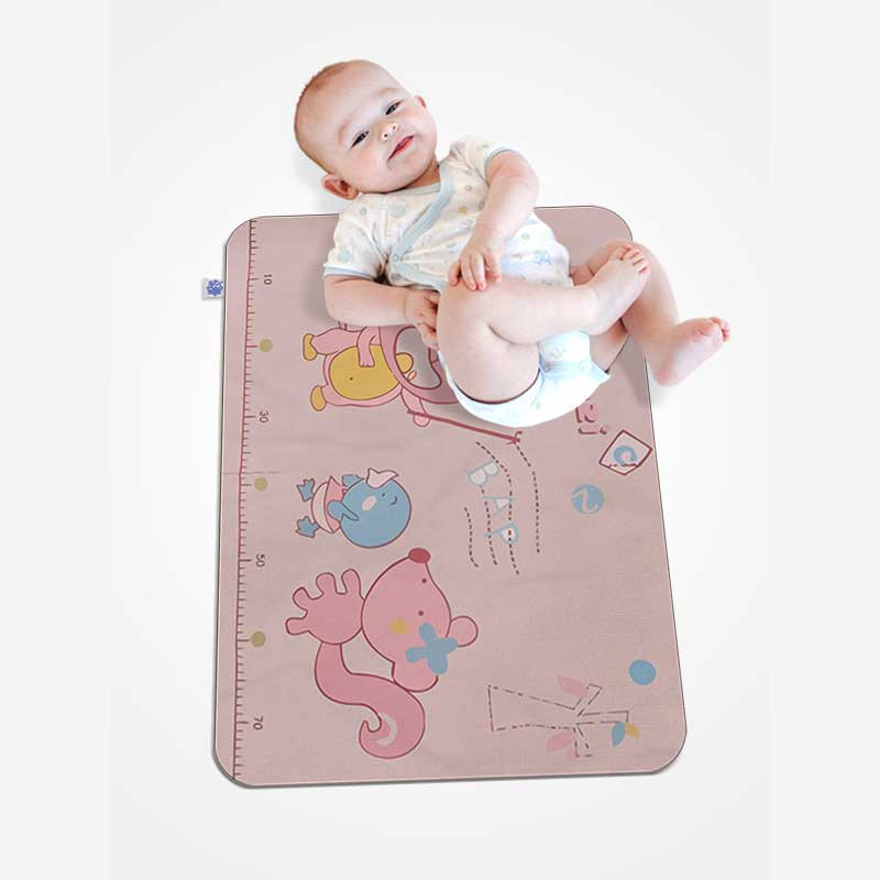 زیرانداز تعویض نوزاد شمسه نگار مدل کارتونی کد P-87