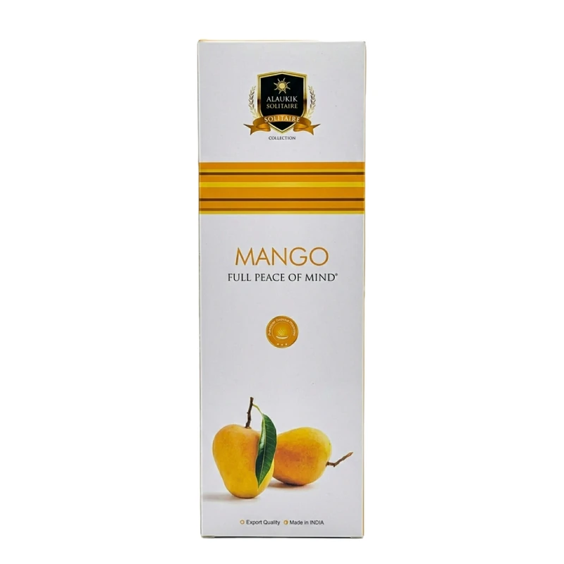 عود دست‌ساز مدل آلاکیک منگو  Mango Alaukik رایحه انبه بسته 50 عددی