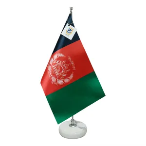 پرچم رومیزی جاویدان تندیس پرگاس مدل افغانستان کد 2