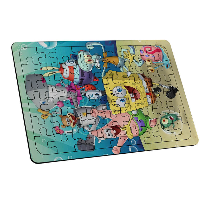 پازل 54 تکه طرح باب اسفنجی کد 9228