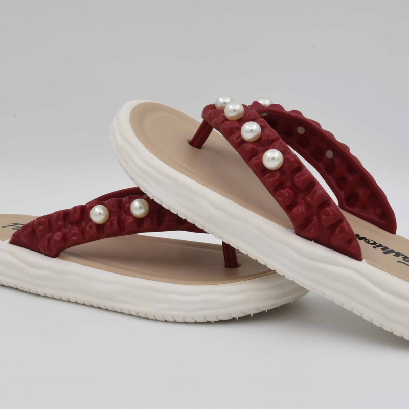 دمپایی لاانگشتی زنانه پاپا مدل پلاس ZR.07