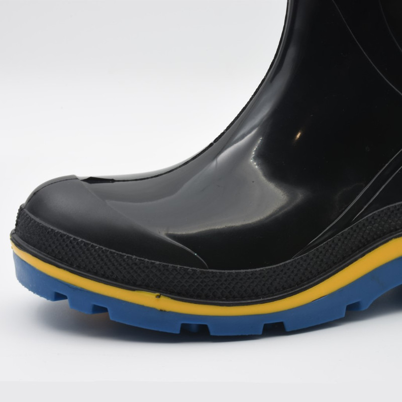 چکمه ایمنی لبخند مدل البرز ساق کوتاه کف رنگی W007