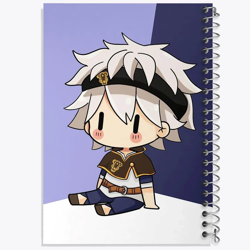 دفتر نت موسیقی 50 برگ خندالو مدل آستا انیمه بلک کلاور Black Clover کد 10260