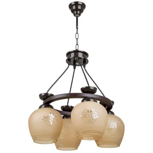 لوستر چهار شعله چشمه نور مدل G561/4-BF