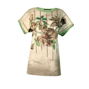 بلوز آستین کوتاه زنانه مدل نگین دار گلبرگ 15