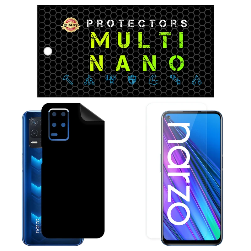 محافظ صفحه نمایش مولتی نانو مدل X-SFM مناسب برای گوشی موبایل ریلمی Narzo 30 5G به همراه برچسب پوششی