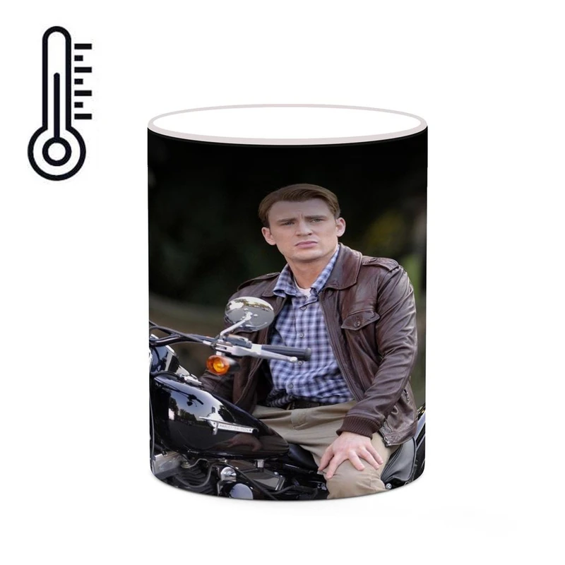 ماگ حرارتی کاکتی طرح کریس اوانز Chris Evans مدل mgh25548