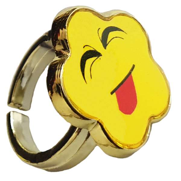 انگشتر دخترانه طرح استیکر کد 011