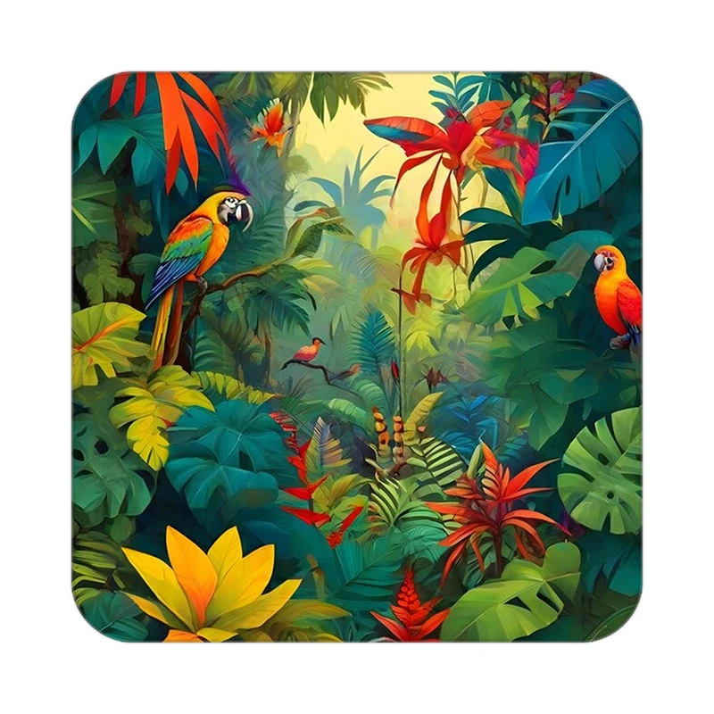 زیر لیوانی کاکتی طرح حیوانات رنگی مدل mp26467