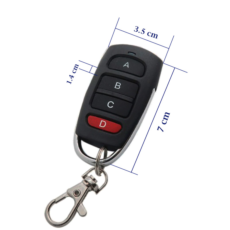 ریموت دربازکن بلوتوثی مدل azr کد 433 بسته 2 عددی