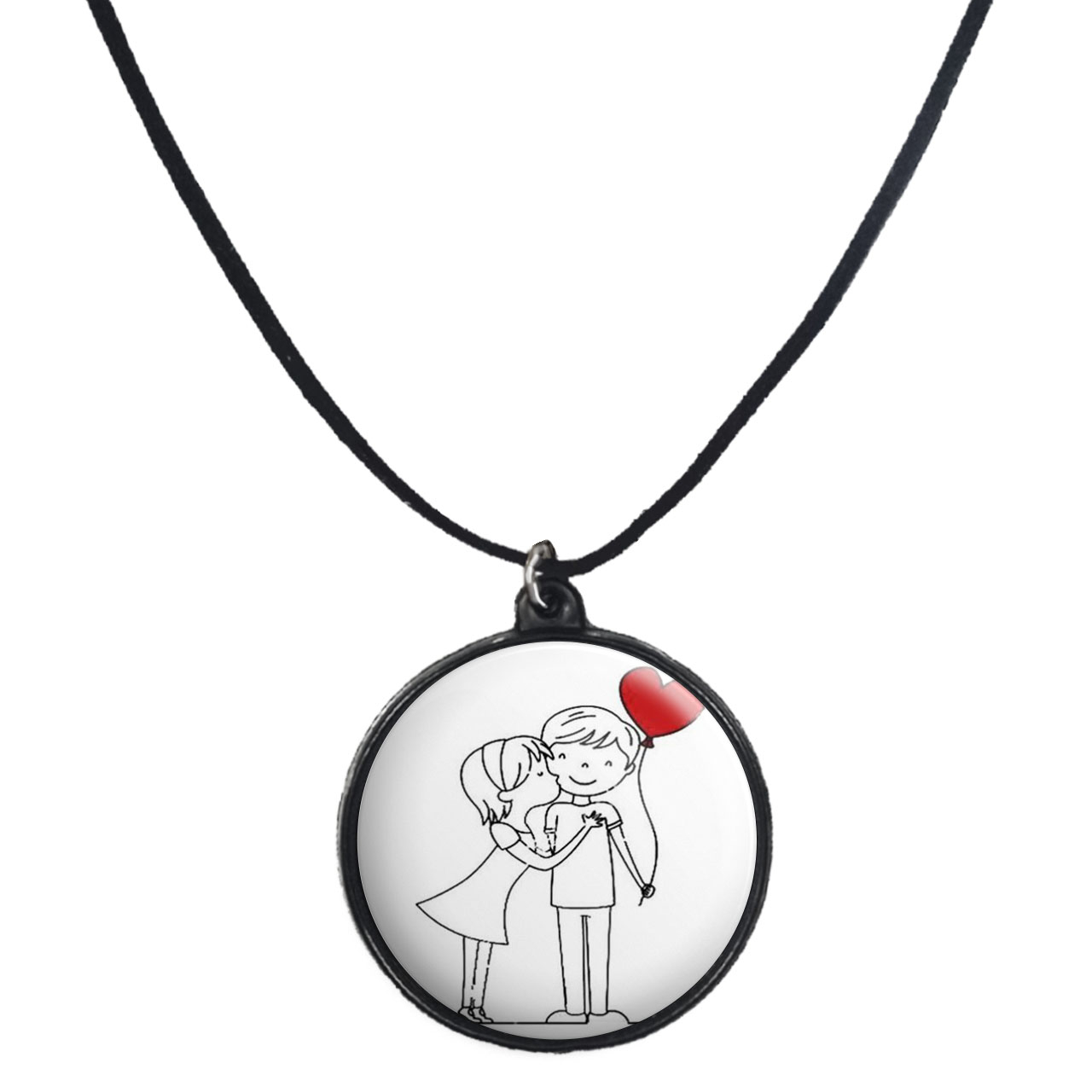 گردنبند پرمانه طرح عاشقانه کد pmb.5521 مدل دو طرفه