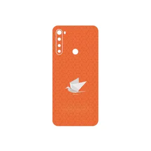 MAHOOT Minimalist origami bird Cover Sticker for Xiaomi Redmi Note 8T