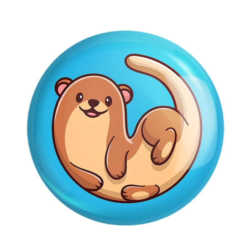 مگنت خندالو مدل حیوانات بامزه سمور کد 29646