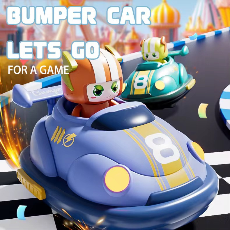 ماشین بازی کنترلی مدل Bumper Car Football Plus بسته دو عددی