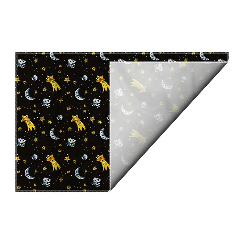 کاغذ کادو ترمه طراحان ایده مدل پترن ماه و ستاره کد strm0249