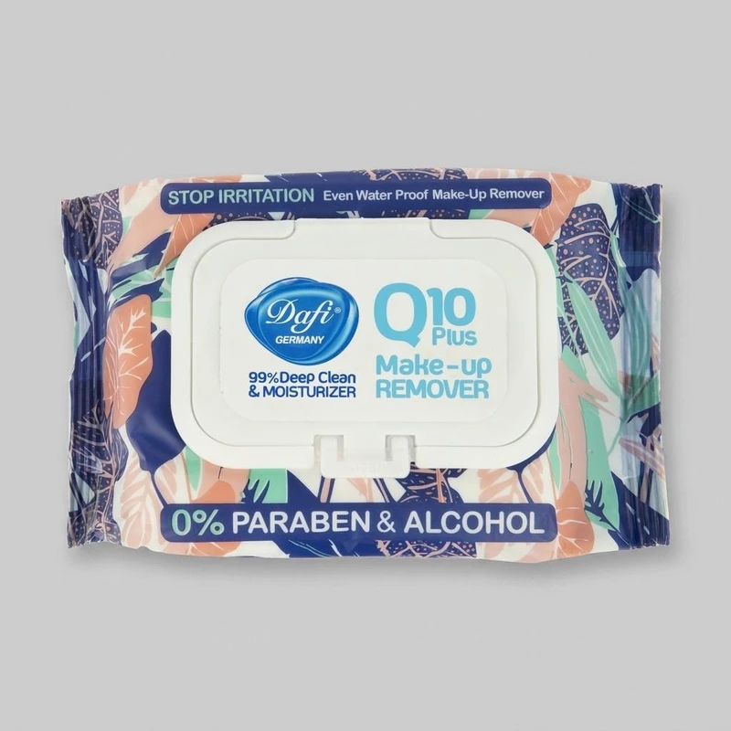 دستمال مرطوب دافی مدل Q10-STOP IRRITATION بسته 50 عددی