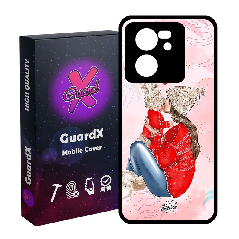 کاور گارد ایکس طرح دختر مدل Glass10335 مناسب برای گوشی موبایل شیائومی 13T/13T Pro/Redmi K60 Ultra