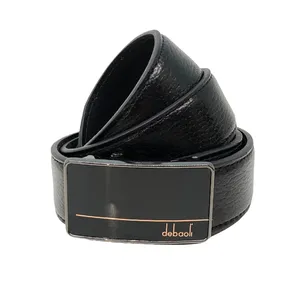 کمربند مردانه سرزمین چرم مدل پلاک ریلی کد 351019