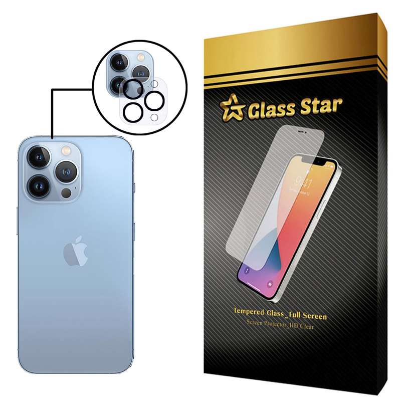 محافظ لنز دوربین گلس استار مدل FLGA-Glass مناسب برای گوشی موبایل اپل iPhone 13 Pro