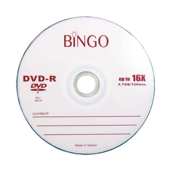 دی وی دی خام بینگو مدل DVD-R مجموعه 2 عددی