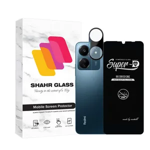 Shahr Glass SUPLNFUSH Screen Protector With Camera Lens Protector For Xiaomi Redmi 13C 4G / Poco C65 