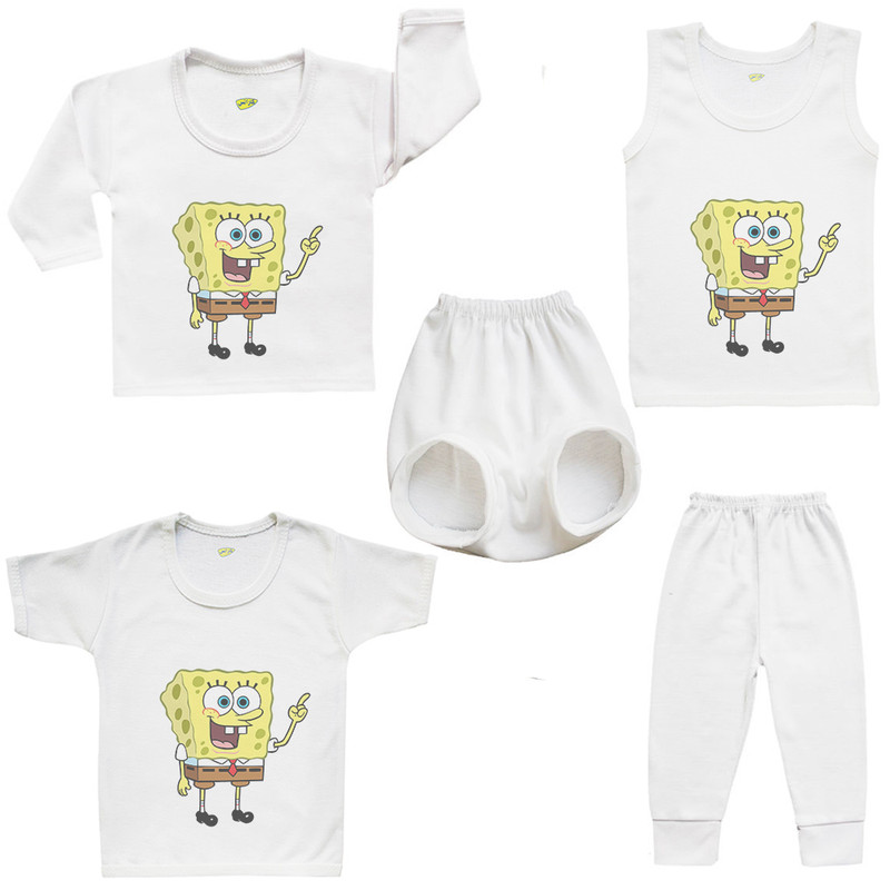 ست 5 تکه لباس نوزادی کارانس مدل SFBT-223