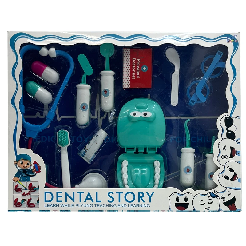 ست اسباب بازی تجهیزات پزشکی ناب سل مدل دندان پزشکی 