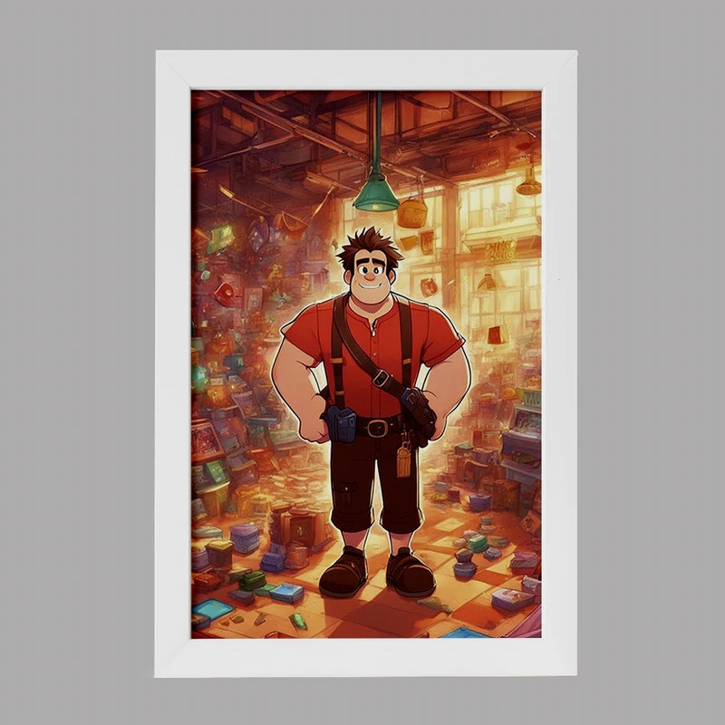 تابلو خندالو مدل رالف خرابکار کد F2773