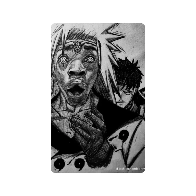 استیکر کارت مدل انیمه طرح ناروتو مادارا اوچیها Naruto Madara Uchiha کد 6192