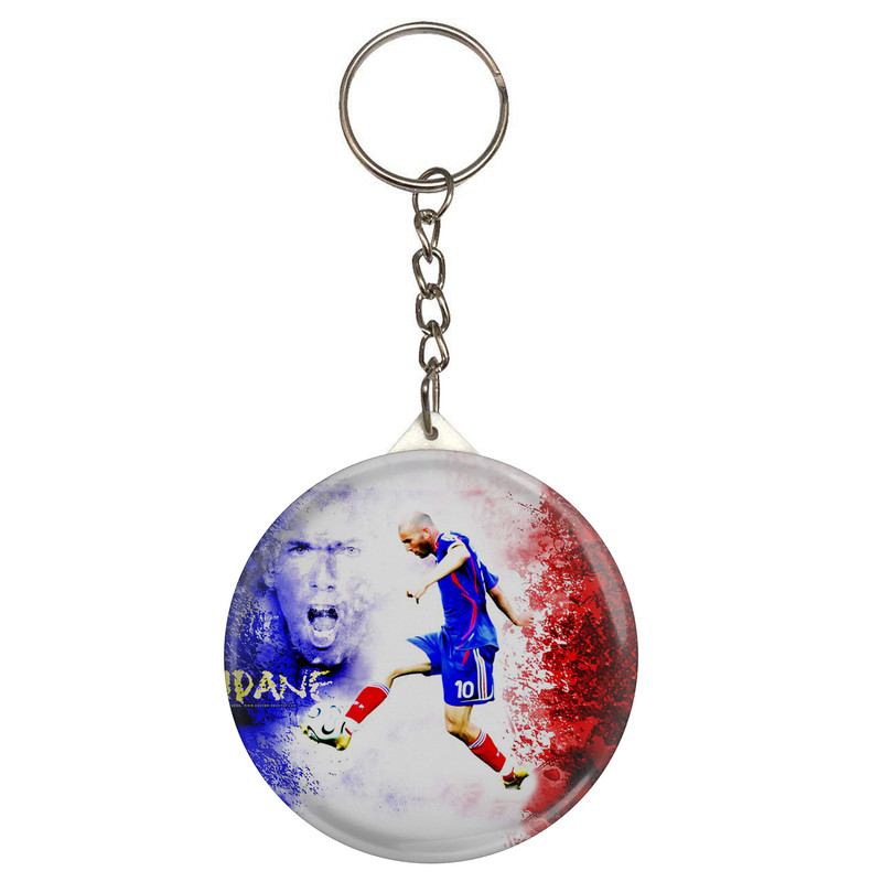 جاکلیدی طرح بازیکن فوتبال زین الدین زیدان مدل S4282 