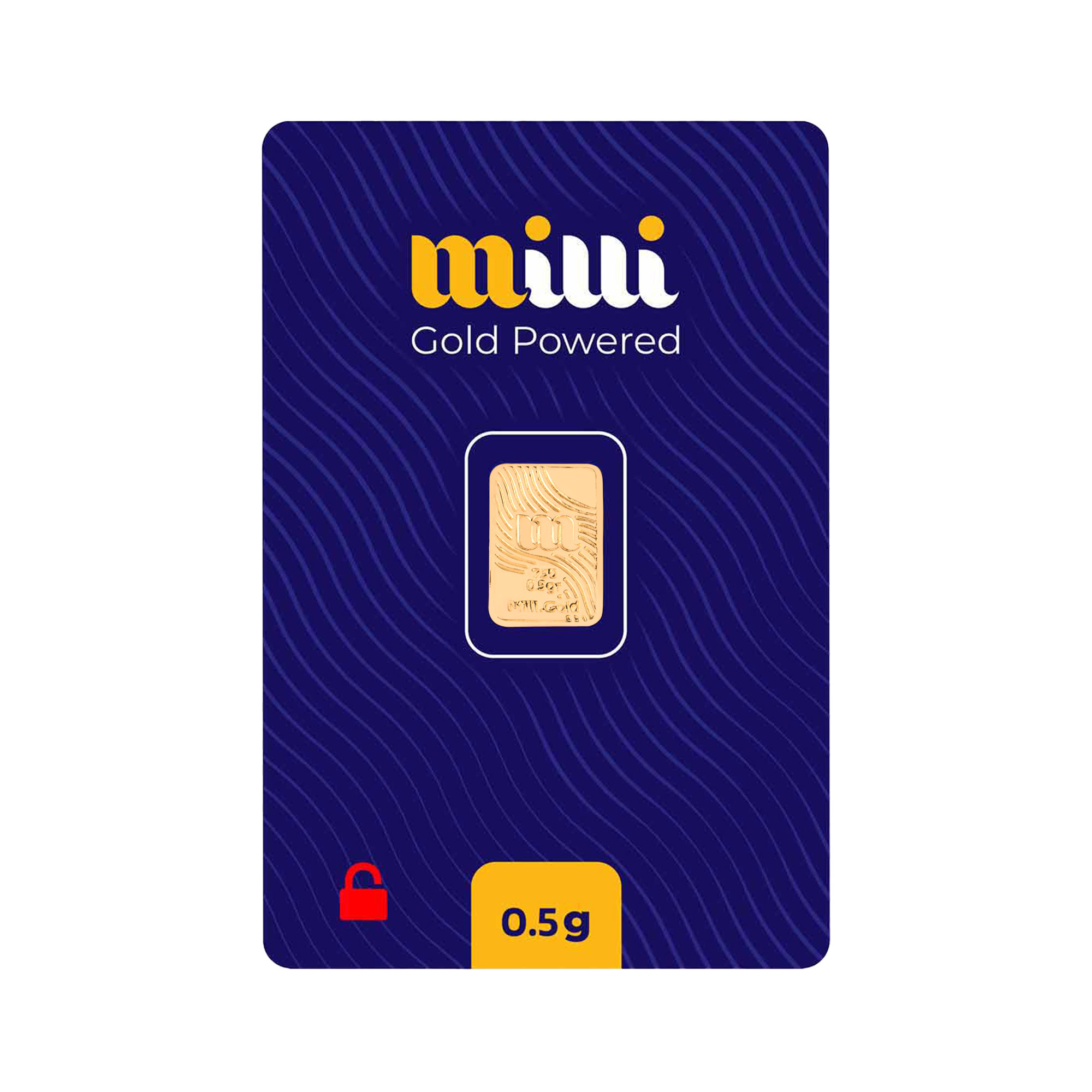 شمش طلا 18 عیار میلی گالری مدل MT1786 - 05G