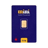 شمش طلا 18 عیار میلی گالری مدل MT1786 - 05G