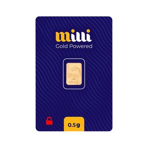 شمش طلا 18 عیار میلی گالری مدل MT1786 - 05G