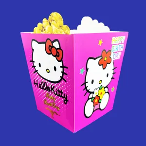 ظرف پاپ کورن مدل کیتی کد 01 بسته 10 عددی