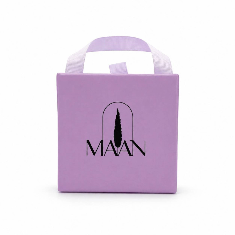 گوشواره بخیه‌ای طلا 18 عیار زنانه مان گالری مدل کرلی V کد EA01-0035600 - 2