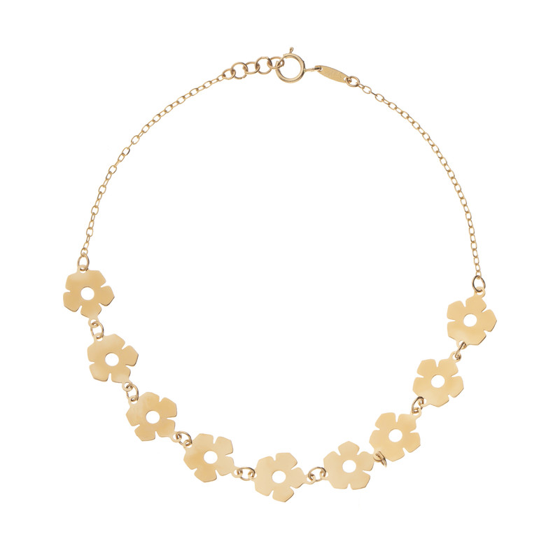 دستبند طلا عیار 18 زنانه مایا ماهک مدل MB1362