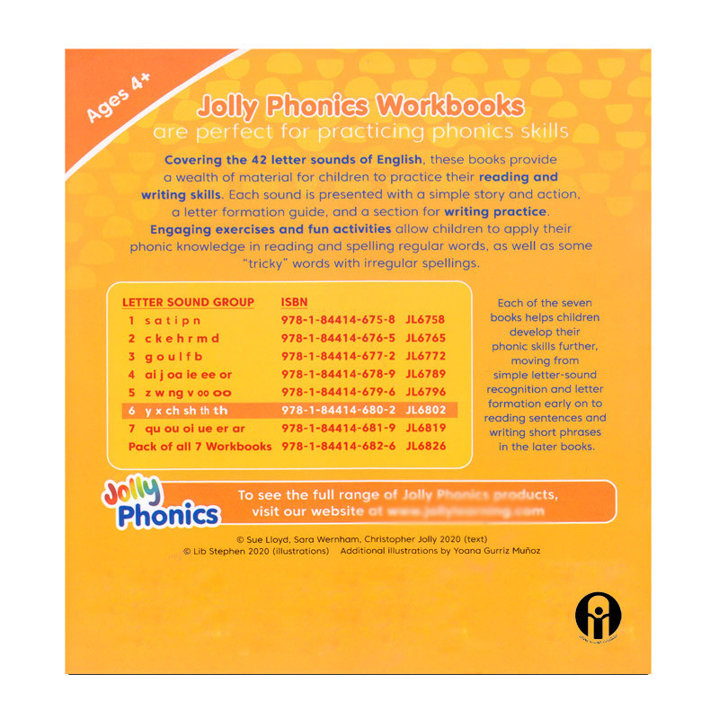 قیمت و خرید کتاب Jolly Phonics Workbook 6 اثر Sara Wernham and Sue ...