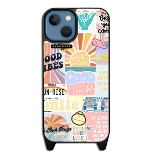 AKAM AMCWLA15-GOOD VIBES12 Cover For Apple iPhone 15