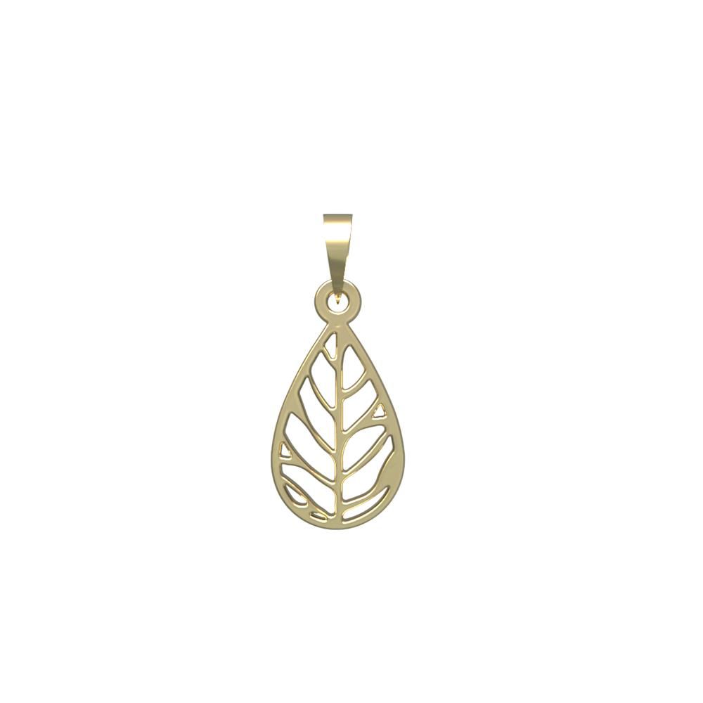آویز گردنبند طلا 18 عیار زنانه مدوپد مدل هندسی کد PA1-13842 -  - 2