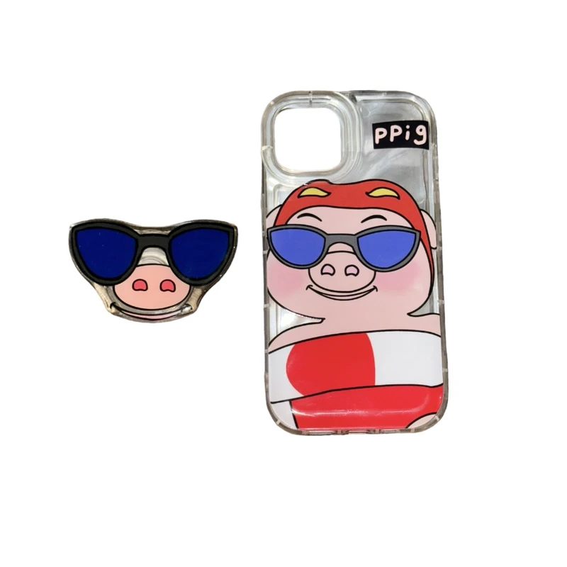 کاور مدل The Powerpuff 2مناسب برای گوشی موبایل اپل iphone 12/12 pro به همراه پاپ سوکت