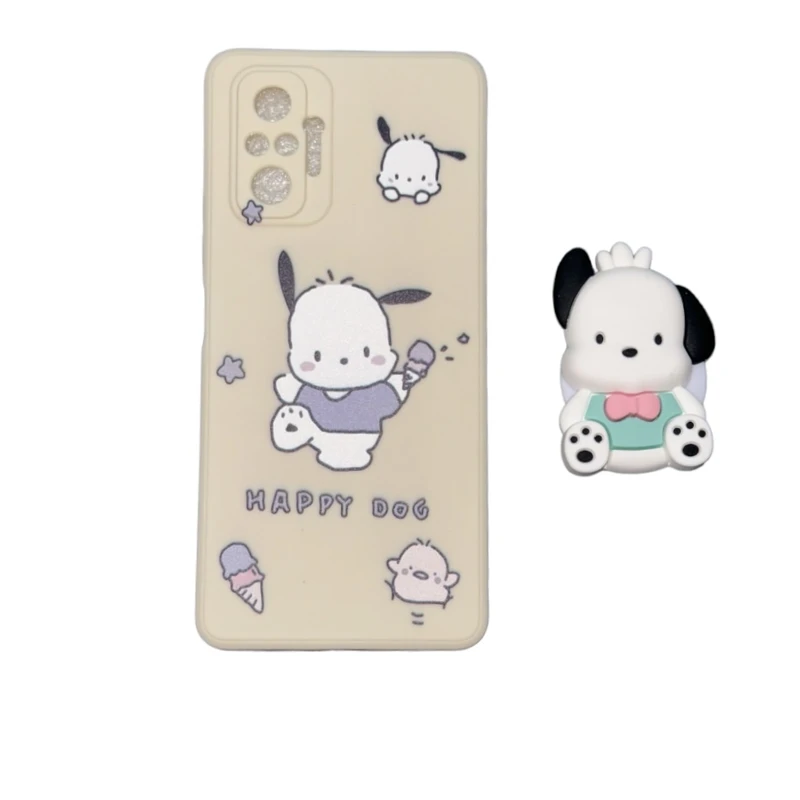 كاور طرح عروسکی کد 555 مناسب برای گوشی موبایل شيائومي Redmi Note 10 pro به همراه پایه نگهدارنده