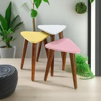  میز عسلی مدل لیون 324 کد 89 مجموعه 3 عددی