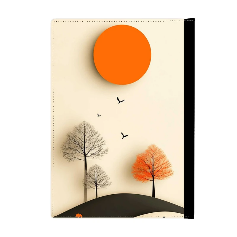 کلاسور پاد آفرین مدل منظره پاییزی زیبا کد 338