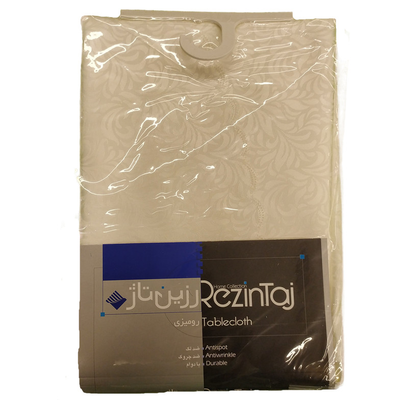 رومیزی رزین تاژ مدل پراگ گرد سایز 147x147 سانتی‌متر