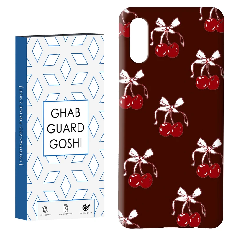 کاور قاب گارد گوشی طرح پاپیون و گیلاس کد Dimo-948 مناسب برای گوشی موبایل سامسونگ Galaxy A02 / M02