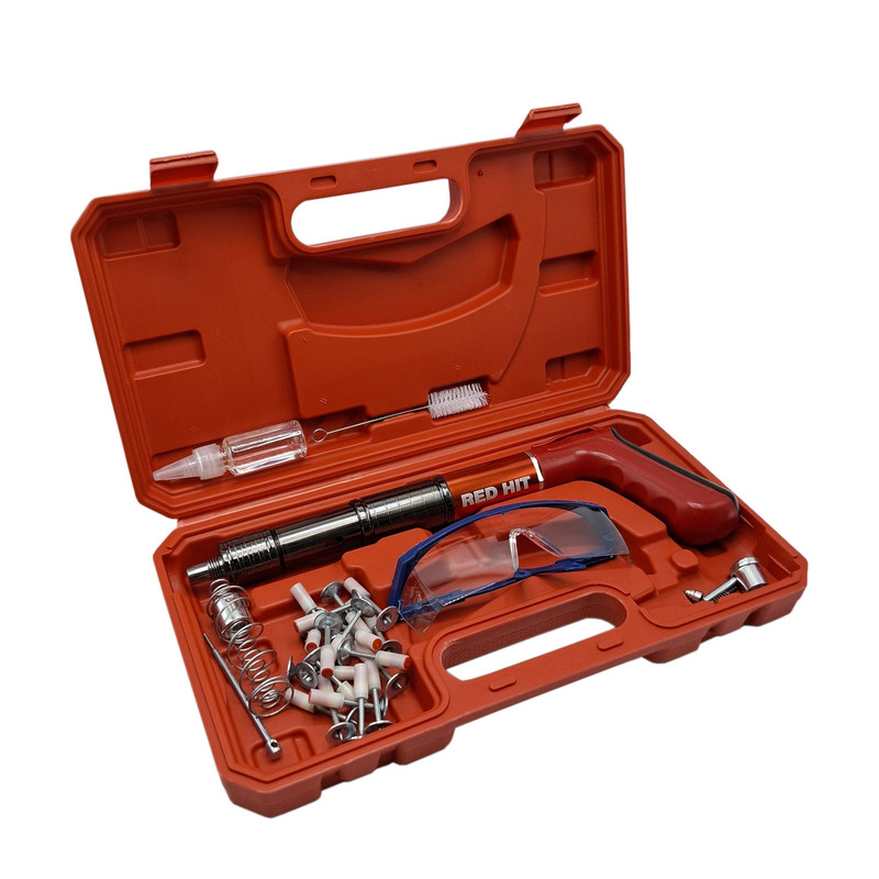 میخ کوب رد هیت مدل 001 سایز 20 -50 میلی متر به همراه 20 عدد میخ چاشنی مجموعه 30 عددی