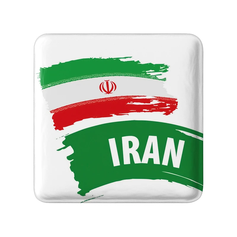 مگنت خندالو طرح پرچم ایران  مدل مربعی کد 20524