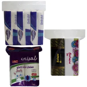 دستمال کاغذی و دستمال حوله ای بلمینی مدل خانواده کد B156 مجموعه 7 عددی