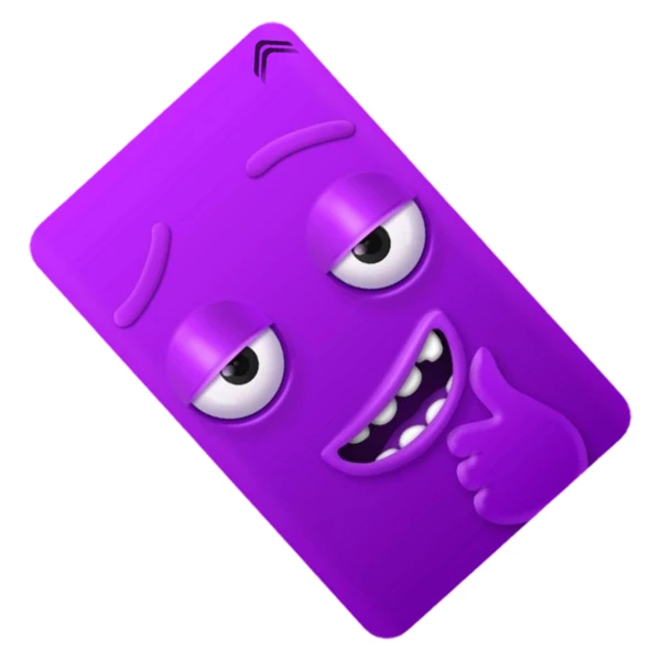 استیکر کارت بانکی طرح ایموجی فانتزی مدل CAC685-K-G1-175