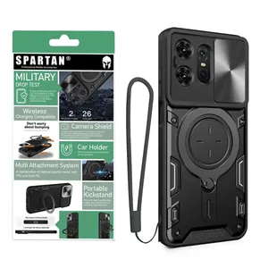 Spartan Magnet Ring Strap Cover for Motorola Moto Edge 50 PRO